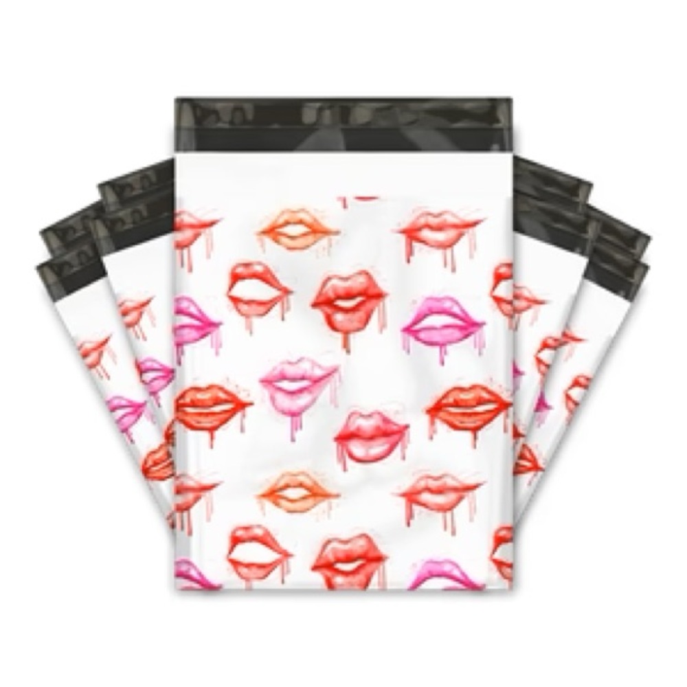🆑 Lips 👄 Kiss  Poly Mailers 10x13 Pack of 25 - Picture 2 of 4